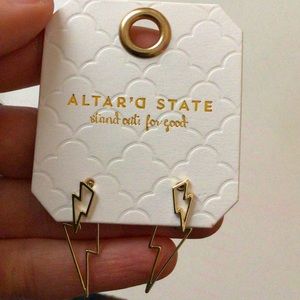 Lightning Bolt Earrings (Altar’d State)